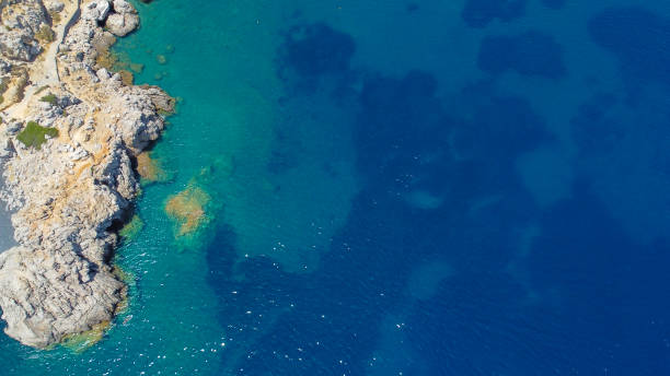 istock Volcano beach Mavra Volia Emporios on Chios island 2180706072