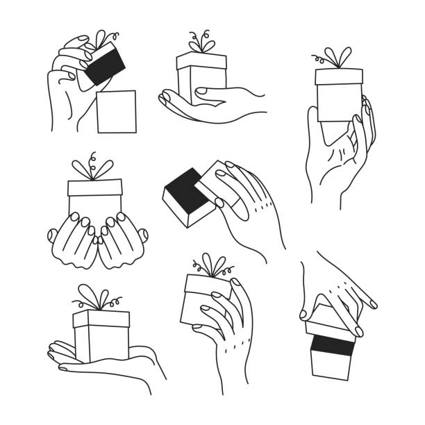 660+ Hands Opening A Box Stock Illustrations, Royalty-Free Vector ...