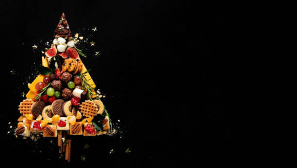 istock Creative sweet Christmas tree. Christmas concept. New Year Holidays background. 2180712699