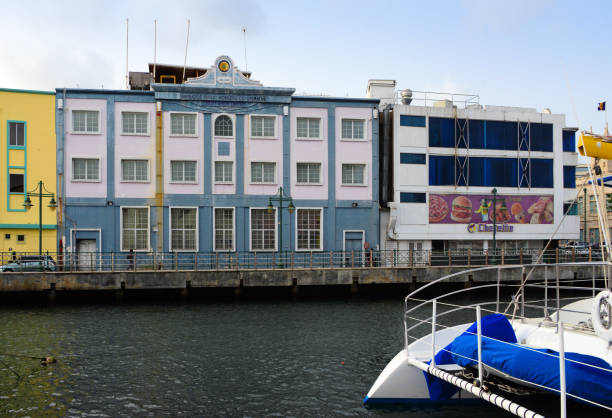 Bridgetown, Barbados: Wharf Road waterfront, Barbados Public Workers Co-Operative Credit Union headquarters and Chefette, Barbados' largest and most successful fast-food restaurant chain.