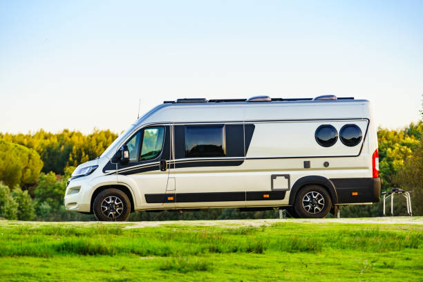 istock Camper van camping on nature in Portugal 2180714806