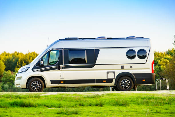 istock Camper van camping on nature in Portugal 2180714983