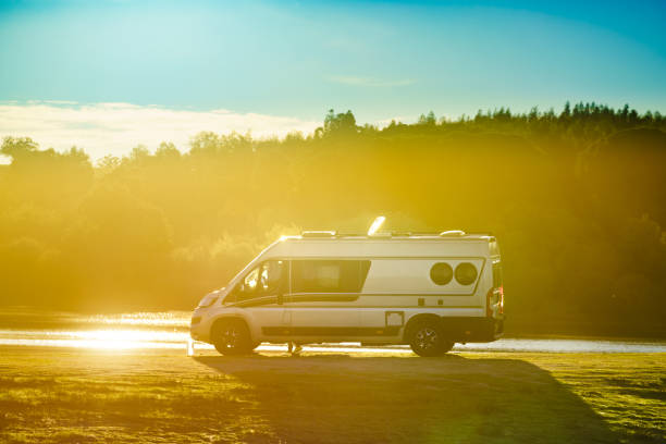 istock Camper van camping on nature in Portugal 2180715297