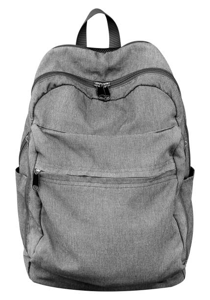 The assembled backpack isolated in a white background