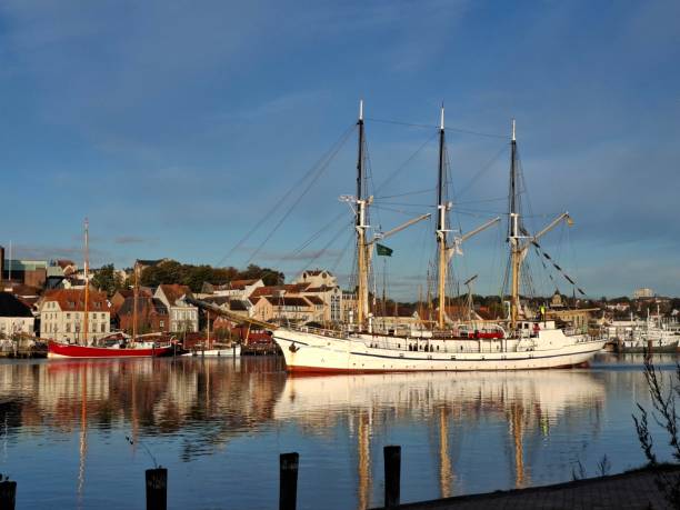 istock Sailing Ship in port flensburg 2180752185