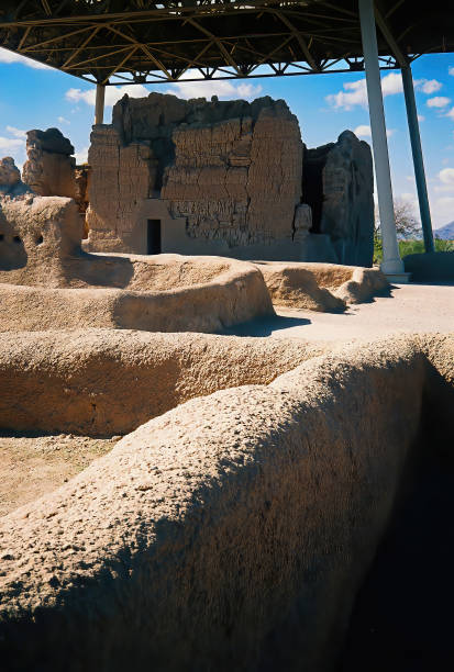 istock Ancient Casa Grande Ruins National Monument on Film 2180754090