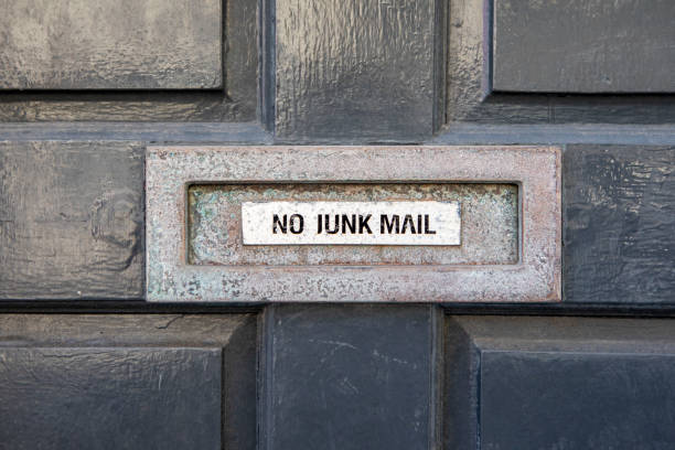 istock Letterbox on a front door to a house 2180757850