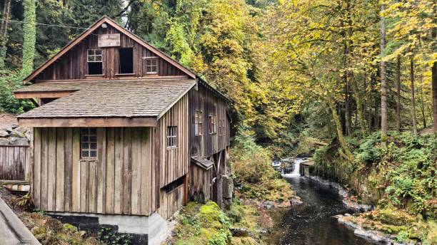 istock Autumn at Cedar Creek Grist Mill, Woodland, WA 2180768356