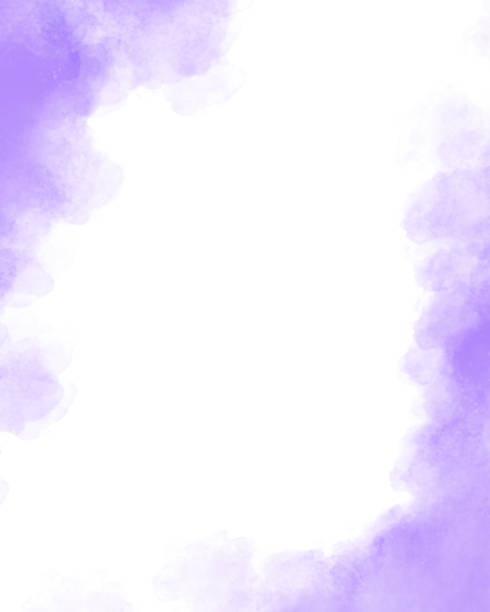 istock Abstract Watercolor Vignette Background - Pastel Purple 2180786919