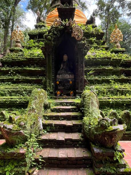 istock Thailand - Chiang Mai - Wat Pha Lat temple 2180790951