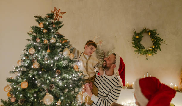 istock Christmas Eve at home 2180796091