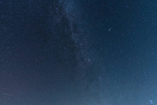 istock Beautiful starry night sky with bright milky way.Astronomical background. 2180796754