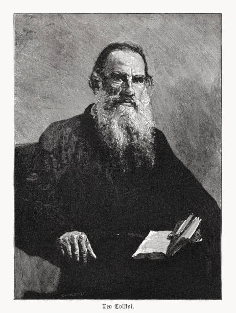 istock Leo Tolstoy (1828-1910), Russian writer, wood engraving, published 1895 2180801639