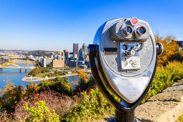 istock Coin Operated Binoculars in Pittsburgh Pennsylvania 2180811093