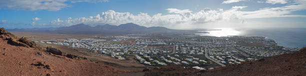 istock Panorama looking down on  Playa Blanca Lanzarote 2180816218