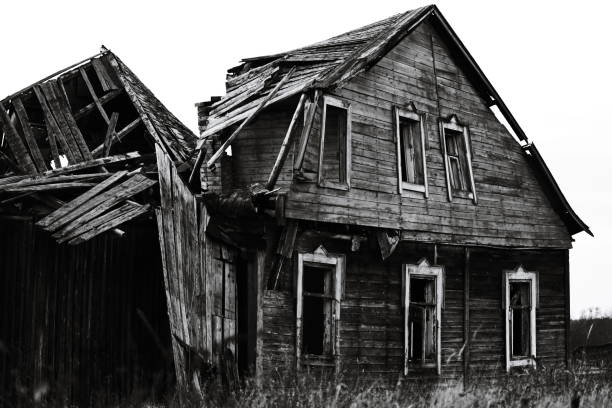 istock A historic home's exterior in grayscale 2180817015
