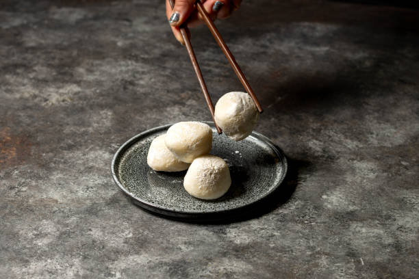 istock Mochi Ice Cream for dessert 2180817179