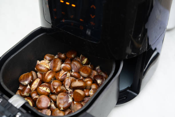 istock Baked chestnuts in air fryer 2180820996