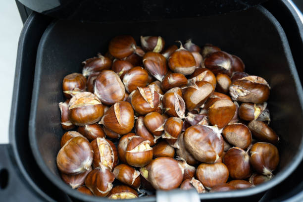 istock Baked chestnuts in air fryer 2180821001
