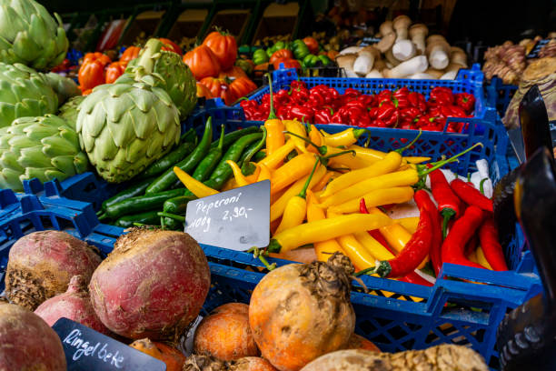 istock Vegetables at a street market stall 2180827275