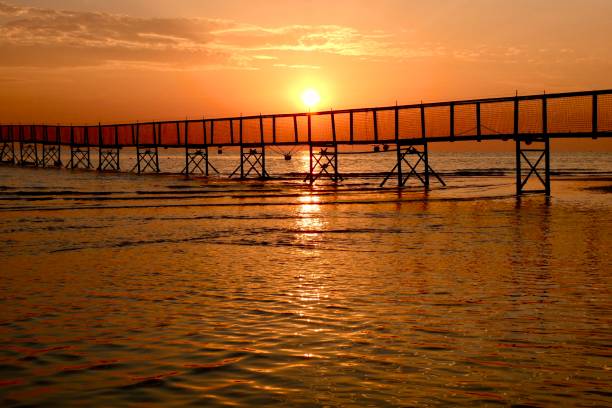 istock Pier during dawn in Rimini 2180827883