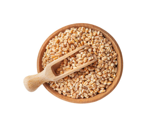 istock Wheat Grains, Barley Pile, Dry Cereal Seeds, Wheat Grains Heap on White 2180831007