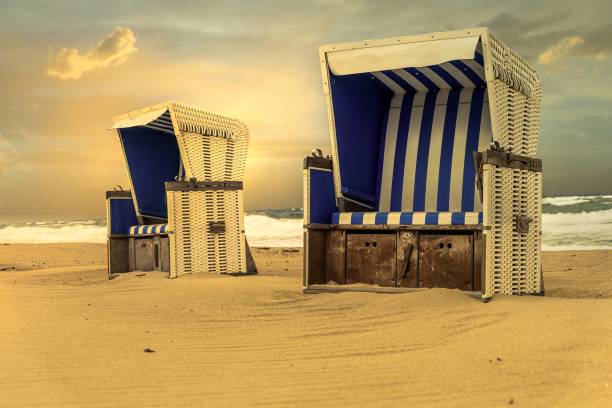 Im Strandkorb den Sonnenuntergang auf Sylt geniessen