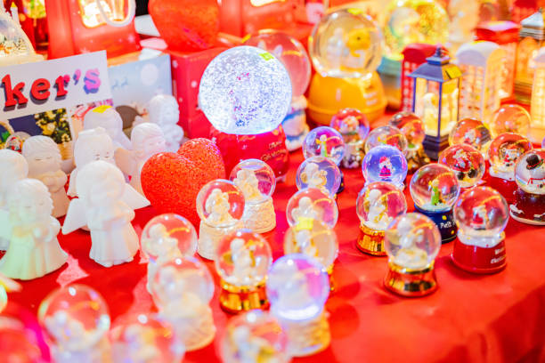 Christmas toys at the fair