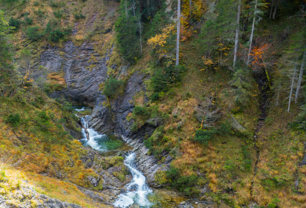 istock Cascade in rocky autumn landscape 2180843678