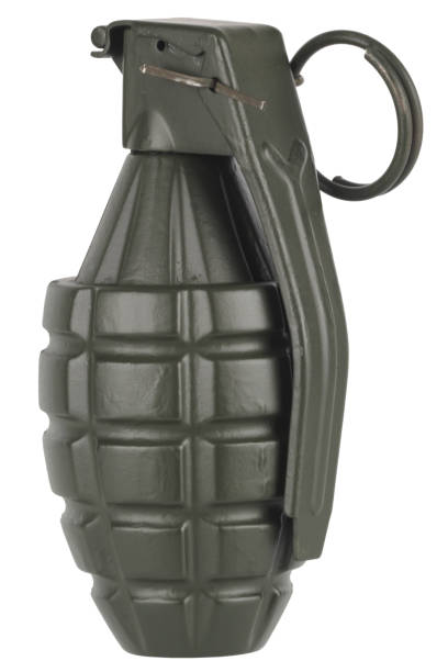 istock Fragmentation hand grenade World War two period 2180859551
