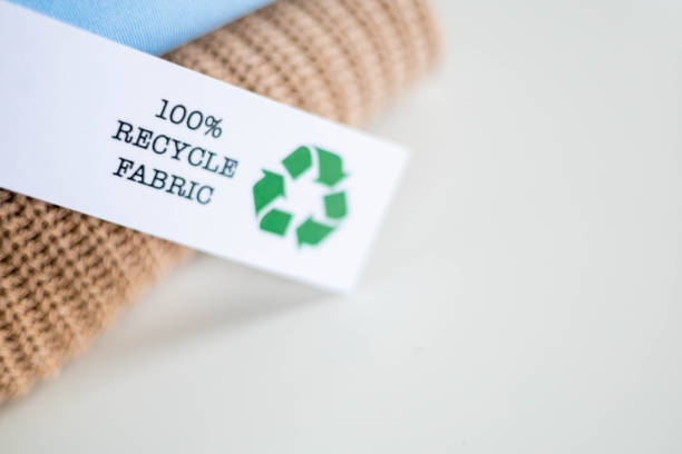 istock Recyclable product concept. Organic cotton recycling fabric. Zero waste materials 2180859902