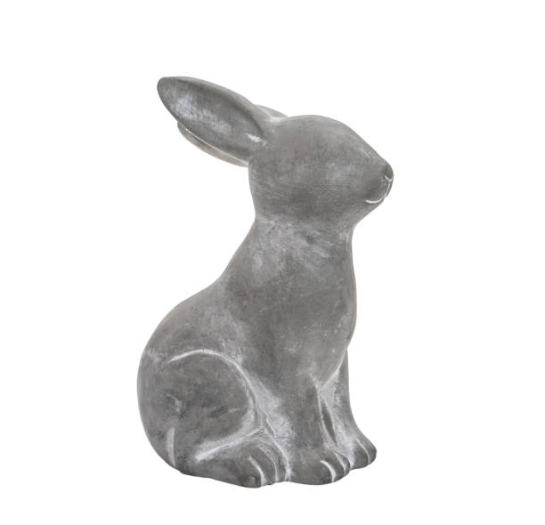 istock cute cement rabbit statue for decorate isolated on white background 2180860247