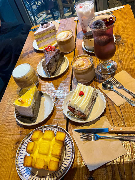 istock cake and pastries in bakery tea and coffee 2180863725
