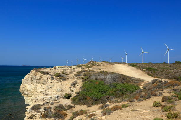 istock Wind turbines in Bozcaada Turkey. 2180869626