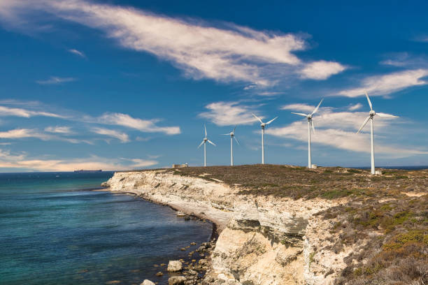 istock Wind turbines in Bozcaada Turkey. 2180869680