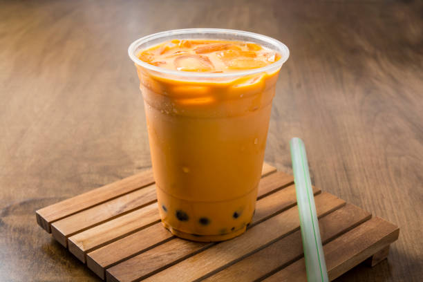 istock Carrot Juice Smoothie With Boba 2180877919