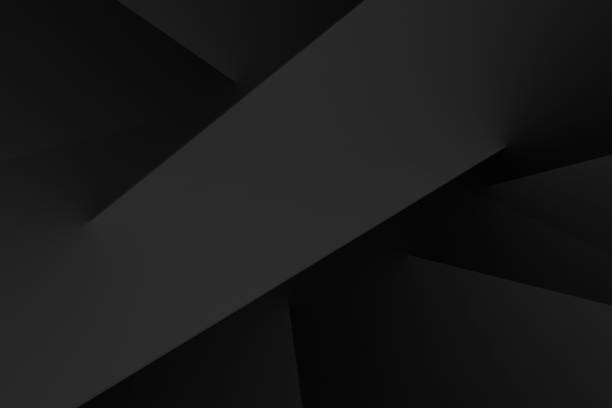 istock Black white dark gray abstract background. Geometric. Line stripe angle facet 3d. Shimmer brushed steel metal effect. Modern futuristic. Business technology. 2180888935