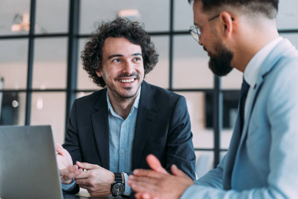 istock Business partners in meeting. 2180893244