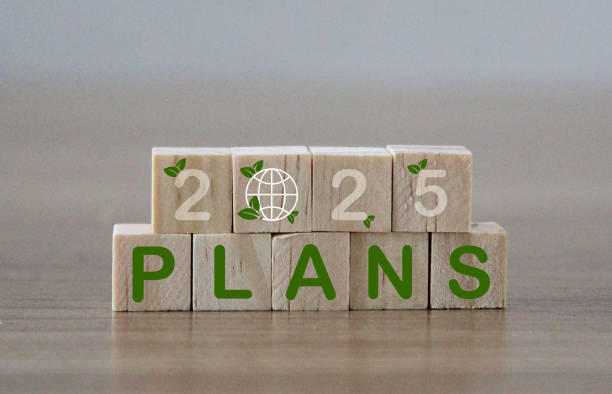 istock New Year Goal Action Plan 2025 Strategy with Goal Icons AI Business Plan Future Teamwork Concept of Preparing for New Year Change and Startup Strategy Idea 2180907329