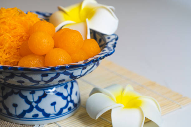istock Thai dessert, Thong Yod dessert, Foi Thong Dessert 2180924985