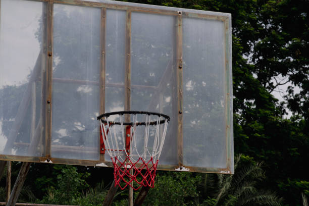 old basketball court in bangkok thailand