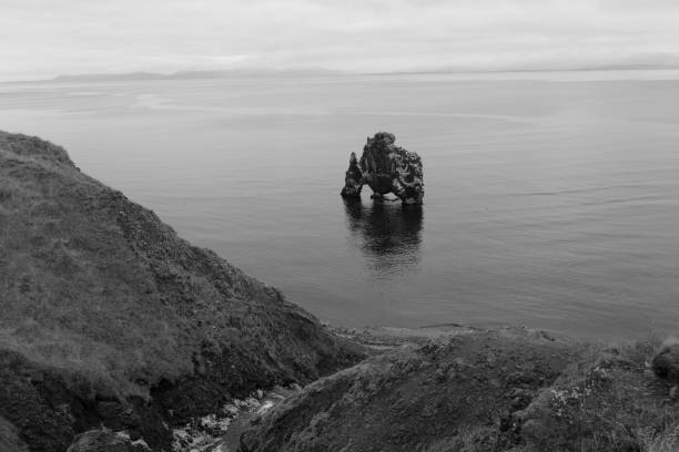 Dramatic Icelandic landscape.