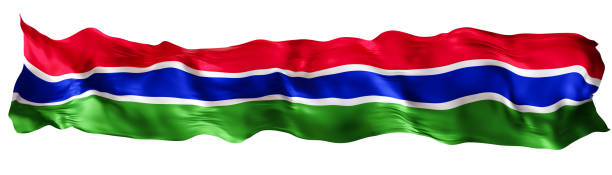 Flag of the Republic of the Gambia.