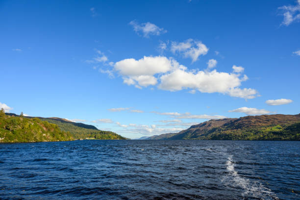 Loch Ness at Fort Augustus, Scotland on a sunny day