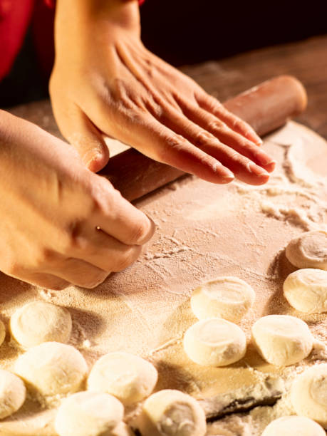 istock Celebrating Chinese New Year with dumplings and dumplings 2180973691