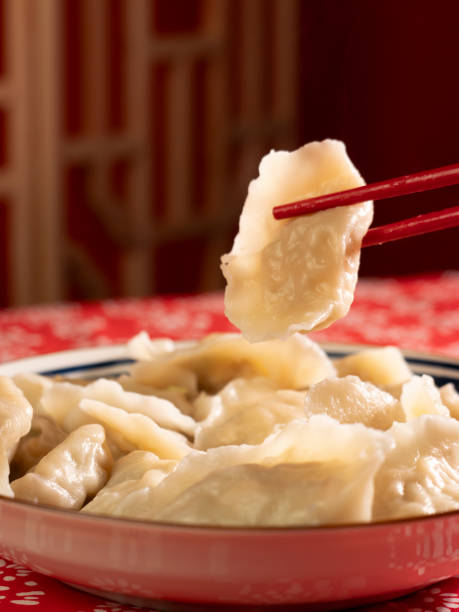 istock Celebrating Chinese New Year with dumplings and dumplings 2180974205