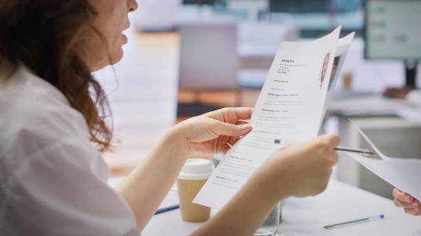 istock HR employers analyzing candidate CV after the job interview 2180988484