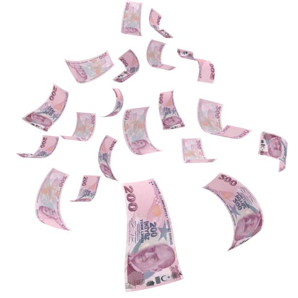 istock Turkish lira falling money inflation financial crisis 2180996247
