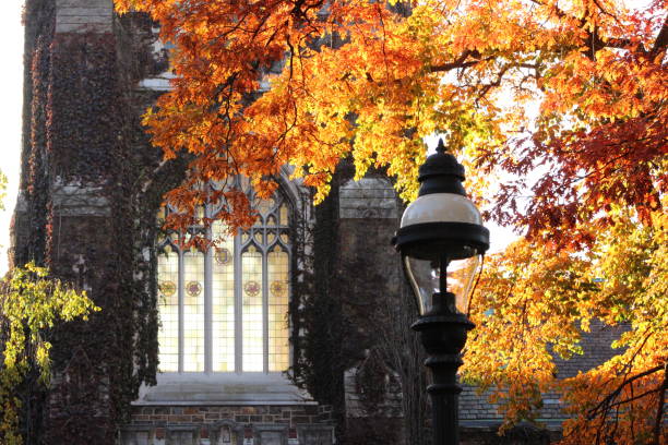 istock Fall Colors in front of a 19th Century University building 2181008917
