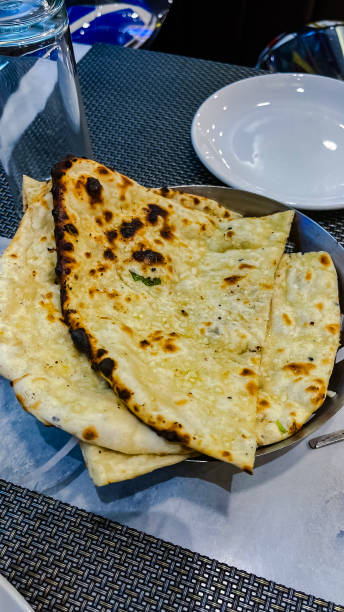 istock Butter naan in a restaurant table 2181020456